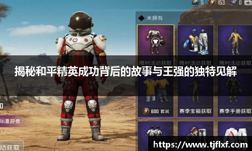揭秘和平精英成功背后的故事与王强的独特见解